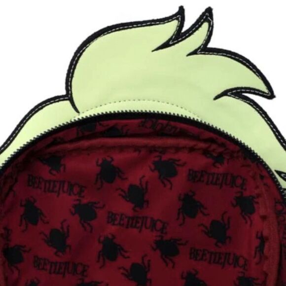 Loungefly Beetlejuice Handbook for the Recently Deceased  Mini Backpack - Picture 12 of 12